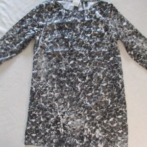 Women Dress Mng 10 Gray 3/4 Sleeve